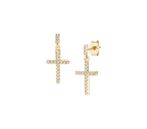 Helen Kirchhofer - Amen Cross Ohrstecker - ORAPCRGBZ1