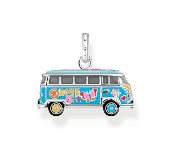 Thomas Sabo Anhänger Original Volkswagen Hippie Bus Silber - PE979-664-7