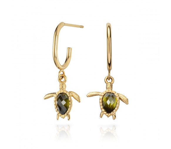 Paul Hewitt Turtle Hoops Ohrring Gold - PH-JE-0180
