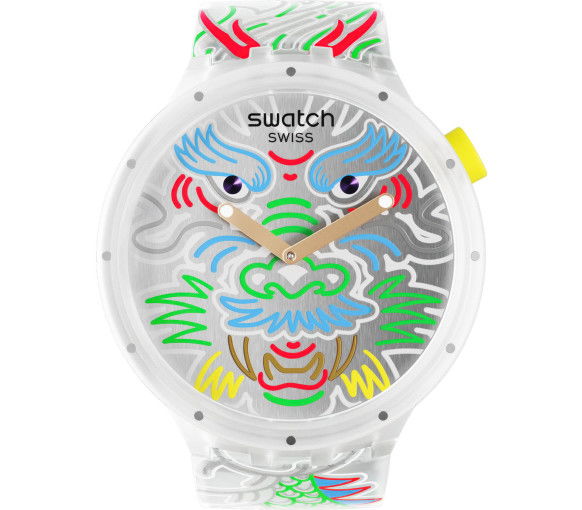 Helen Kirchhofer - Swatch Dragon in Cloud - SB05Z102