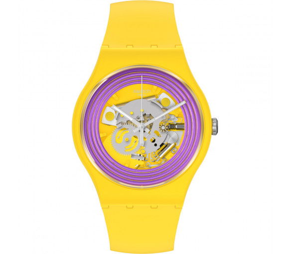 Helen Kirchhofer - Swatch Purple Rings Yellow - SO29J100