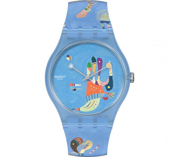Helen Kirchhofer - Swatch Blue Sky By Vassily Kandinsky The Watch - SUOZ342