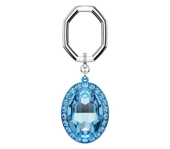 Helen Kirchhofer - Swarovski Portachiavi Taglio Oval Blu Mix di finiture - 5666644