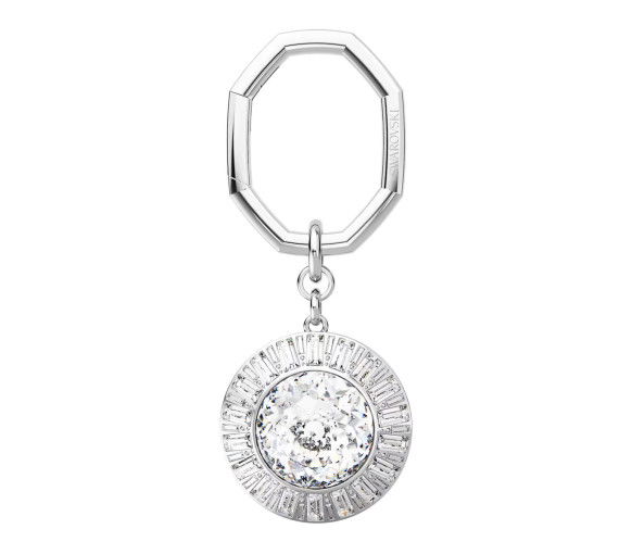 Helen Kirchhofer - Swarovski Key Ring Round cut White Rhodium plated - 5669119
