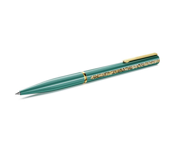 Helen Kirchhofer - Swarovski Crystal Shimmer Glide ballpoint pen Green lacquered Gold tone plated - 5707708