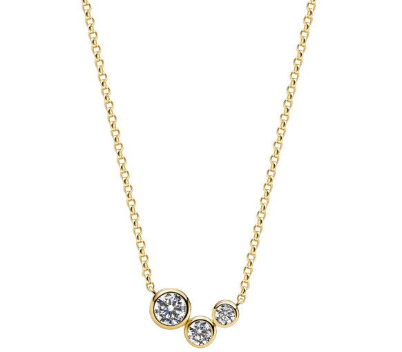 Helen Kirchhofer - Sif Jakobs Sardinien Tre Halskette - SJ-N2631-CZ-YG