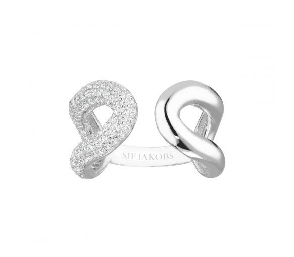 Helen Kirchhofer - Sif Jakobs Capri Due Ring - SJ-R62015-CZ-SS