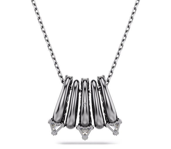 Helen Kirchhofer - Swarovski Sublima Halskette Weiss Rutheniert - 5735225