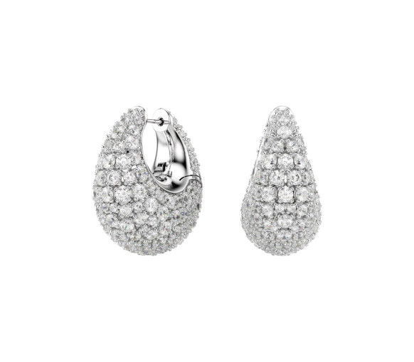 Helen Kirchhofer - Swarovski Orecchini Sublima Grandi Bianchi Placcato rodio - 5732281