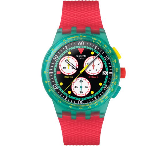 Helen Kirchhofer - Swatch Neon Emerald Chrono - SUSG409