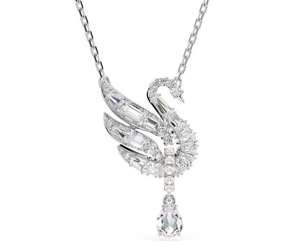 Helen Kirchhofer - Swarovski Collana Swan Cigno Bianco Placcato rodio - 5723387