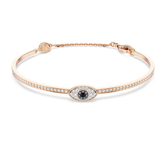 Helen Kirchhofer - Swarovski Symbolica Bangle Eye Multicolored Rose gold tone plated