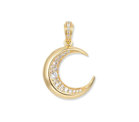 Seinerzeit Muna Gold Mond Anhänger - SZA-3960-462