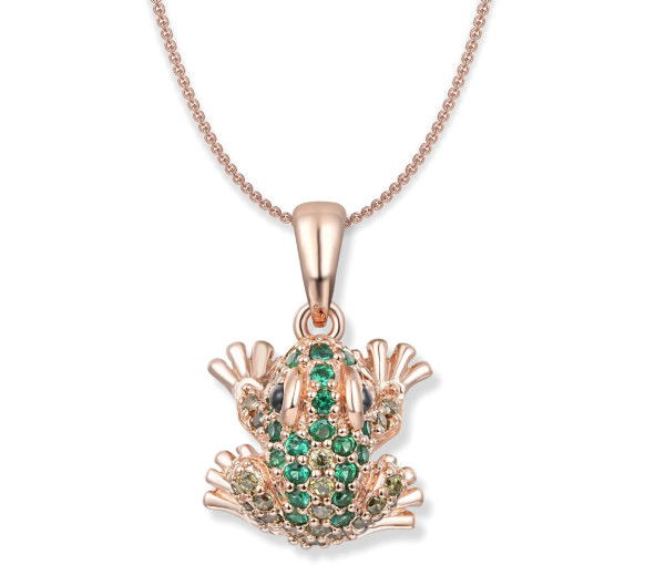 Seinerzeit Tom Green Frosch Halskette - SZA-3983-140