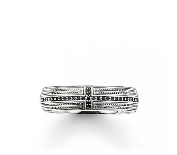 Helen Kirchhofer - Thomas Sabo Bandring Kreuz Pavé - TR1943-051-11