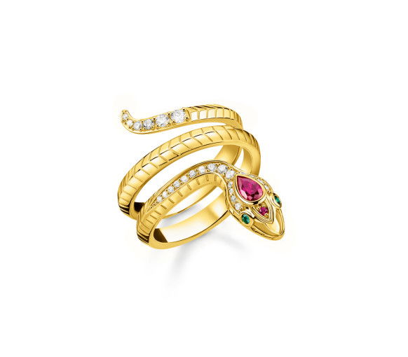 Helen Kirchhofer - Thomas Sabo Ring Schlange Gold - TR2305-488-7
