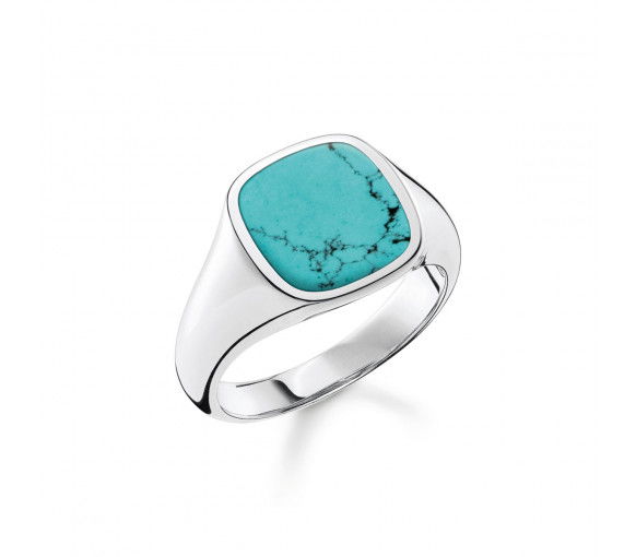 Helen Kirchhofer - Thomas Sabo Ring Klassisch Türkis - TR2332-404-17