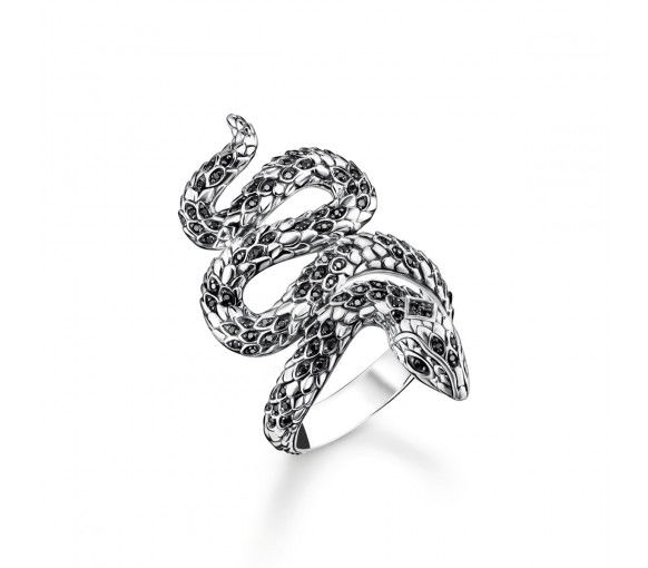 Helen Kirchhofer - Thomas Sabo Ring Geschwärzt Schlange - TR2418-643-11