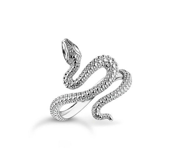 Helen Kirchhofer - Thomas Sabo Bague serpent Tempting Romance argent - TR2483-664-21