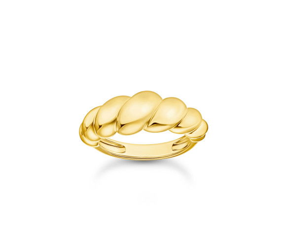 Helen Kirchhofer - Thomas Sabo Bague formes organiques plaquée or - TR2494-413-39