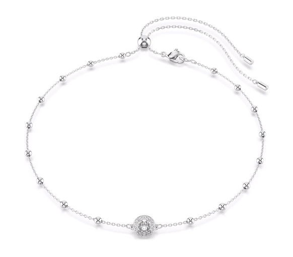 Helen Kirchhofer - Swarovski Una Angelic Halskette Rundschliff Doppelseitige Motive Weiss Rhodiniert - 5733116