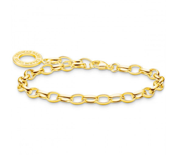 Helen Kirchhofer - Thomas Sabo Charm Armband Klassisch Vergoldet - X0031-413-39