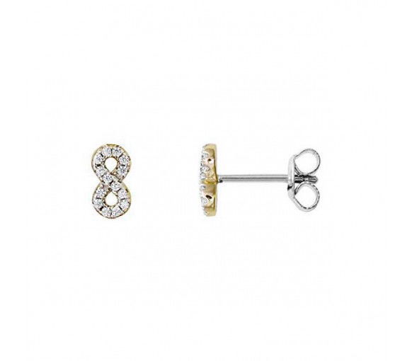 Helen Kirchhofer - Xenox Symbolic Power Infinity Ohrstecker - XS3741GN