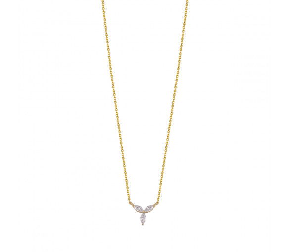 Helen Kirchhofer - Xenox Fancy Cut Gold Halskette - XS6070G