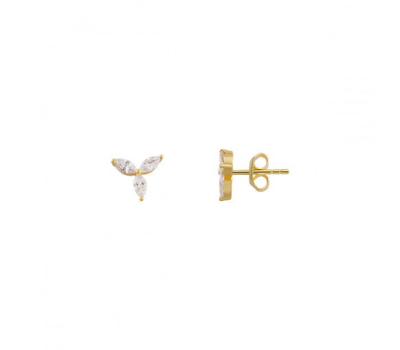Helen Kirchhofer - Xenox Fancy Cut Gold Ohrstecker - XS6071G