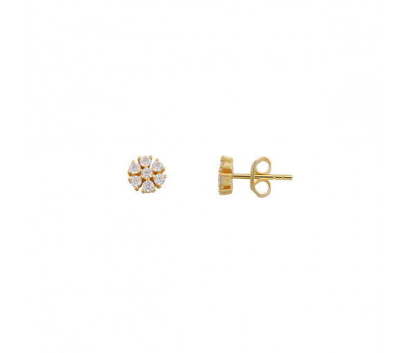 Helen Kirchhofer - Xenox Fancy Cut Gold Ohrstecker - XS6086G