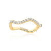 Helen Kirchhofer - Sif Jakobs Ellera Waves Ring - SJ-R3869-CZ-YG