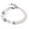 Helen Kirchhofer - Coeur de Lion GeoCube Precious Fusion Pearls Armband - 5086/30-1400