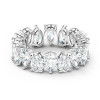 Helen Kirchhofer - Swarovski Matrix Vittore Ring Tropfenschliff Weiss Rhodiniert