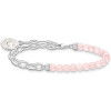 Helen Kirchhofer - Thomas Sabo Member Charm Armband mit Rosenquarz Beads und Charmista Coin Silber - A2128-067-9