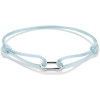 Helen Kirchhofer - Thomas Sabo Textilarmband türkis Connect Silber - C1210-001-17-L24V