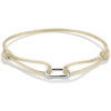 Helen Kirchhofer - Thomas Sabo Textilarmband beige Connect Silber - C1210-001-19-L24V