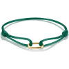 Helen Kirchhofer - Thomas Sabo Textilarmband grün Connect 18k Vergoldung - C1210-413-34-L24V
