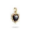 Helen Kirchhofer - Thomas Sabo Charm-Anhänger Vintage Herz schwarz Connect vergoldet - CC1286-995-11