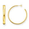 Helen Kirchhofer - Thomas Sabo Creolen Chunky gross vergoldet - CR641-413-39