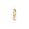 Helen Kirchhofer - Thomas Sabo Einzel Creole mit Mond Anhänger Gold - CR708-414-14