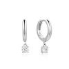 Helen Kirchhofer - Ania Haie Silver Drop Solitaire Huggies Ohrringe - E061-08H