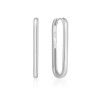 Helen Kirchhofer - Ania Haie Silver Tube Oversized U Hoop Ohrringe - E062-07H