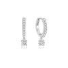 Helen Kirchhofer - Ania Haie Silver Dangling Sparkle Huggie Ohrringe - E075-09H