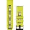 Helen Kirchhofer - Garmin QuickFit 26 Amp Yellow Graphite Silicone Band - 010-13393-08
