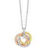 Helen Kirchhofer - Julie Julsen Halskette mit Anhänger Rings - JJNE3309S-TRI