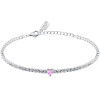 Helen Kirchhofer - La Petite Story Silver Tennis Heart Armband - LPS05AWV38
