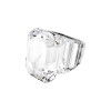 Helen Kirchhofer - Swarovski Bague cocktail Lucent Taille octogonale Blanche