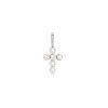 Helen Kirchhofer - Ania Haie Silver Shell Pearl Cross Charm - NC060-06H