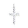 Helen Kirchhofer - Thomas Sabo Anhänger Kreuz mit weissen Steinen Silber - PE939-051-14