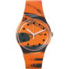 Helen Kirchhofer - Swatch Barns Graham's Orange and Red on Pink - SUOZ362